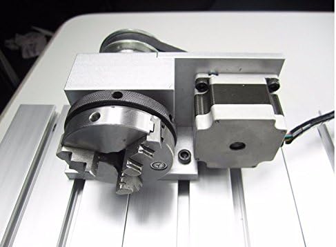 מכונת כרסום מיני CNC Mini CNC 4 ציר CNC נתב עץ עם ציר קירור מים 800 וולט לחיתוך מתכת