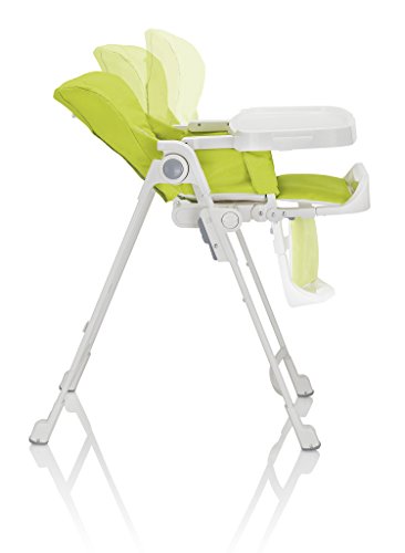 אינגלסינה גוסטו מתקפל כיסא גבוה להמרה עבור תינוק & מגבר; כיסא פעוט עם מגש נשלף, 4-מיקום גובה מתכוונן,