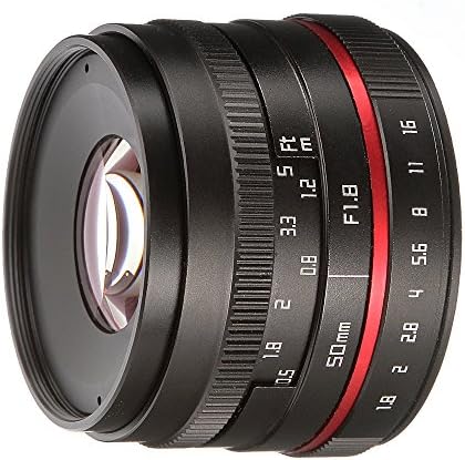 FOTGA 50 ממ f/1.8 מיקוד ידני MF עדשת פריים לסוני E-Mount A6500 A6300 A6000 A5000 A5100 NEX-7 NEX-5A