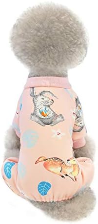 פיג 'מת צמר הדפסת קריקטורה לחיות מחמד גור פיג' מות עבור קטן בינוני כלבי חתולי ילד ילדה סוודר עם מכנסיים
