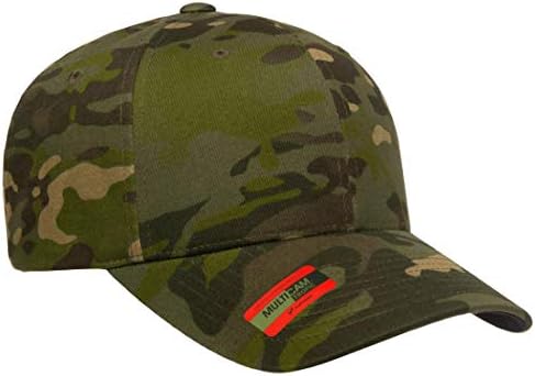 פלקספיט מרובה מצלמת 6 פנל בייסבול כובע רישיון רשמי רב מצלמת 2 דפוסים שחור הסוואה או ירוק הסוואה