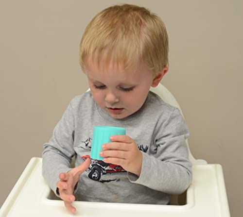 אזטוץ תוצרת ארה ב סיליקון בייבי זעיר גביע לתינוקות & מגבר; פעוטות-טיפ קטן עמיד פתוח למעלה ילדים