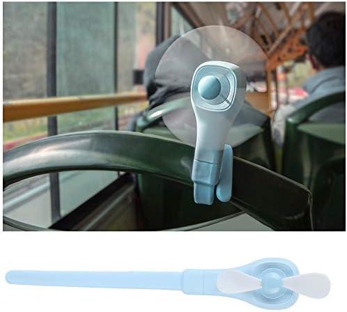 Yuecoom חמוד חמוד USB נטען מיני מאוורר, 360 סיבוב חינם רעש נמוך יכול להיתלות עיצוב מופעל מאוורר נייד,