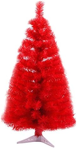Soimiss 1PC 60 סמ עץ חג המולד אדום עיצוב חג המולד של ציוד פריסת דקורטיבית לחג המולד