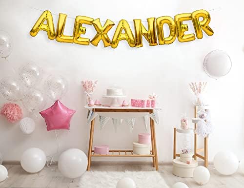 Partyforever Alexander Balloon Banner Big בגדול 16 אינץ