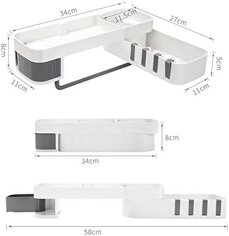 WXXGY 1 PCS פינתי מדף מקלחת שמפו אמבטיה מחזיק מדף מקלחת מחזיק אחסון מטבח מארגן קיר רכוב סוג/A