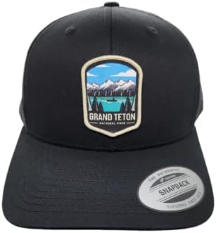כובע המשאית של גרנד טטון עם טלאי ארוג בפארק הלאומי