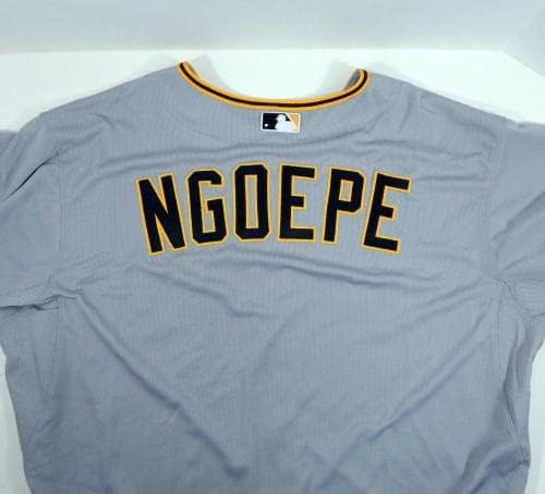 2015 פיטסבורג פיראטס מתנה ngoepe משחק הונחה ג'רזי גריי פיט 33148 - משחק משומש גופיות MLB