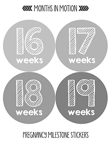 חודשים בתנועה הריון שבועי בטן צמיחה מדבקות - שבוע כדי שבוע בהריון מצפה תמונה נכס-יולדות מזכרת-תינוק
