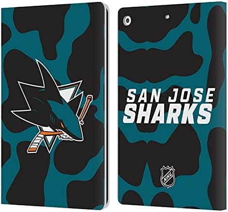 עיצובים לתיק ראש מורשים רשמית ג'רזי סן חוזה כרישים ארנק עור ארנק מארז תואם ל- Apple iPad 10.2 2019/2020/2021