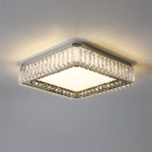 אורות תקרה של ygqzm LED מנורת תקרה קריסטל לעומק לחדר שינה חדר אוכל פינת אוכל עיצוב לומינריה