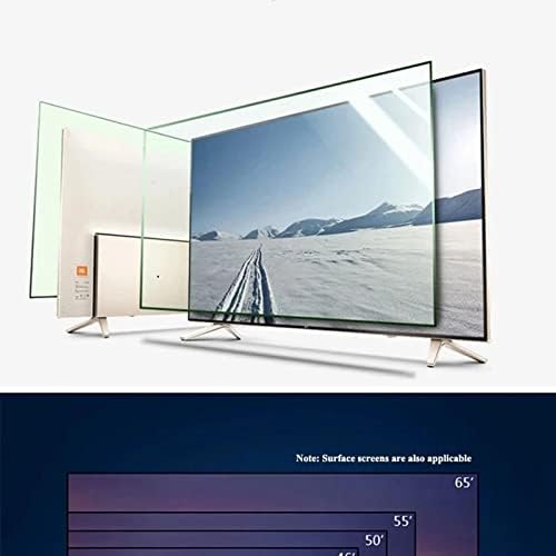 קלוניס 32-75 אינץ טלוויזיה מסך מגן, אנטי כחול אור פנל נגד בוהק טלוויזיה מגן סרט נגד השתקפות שיעור עד