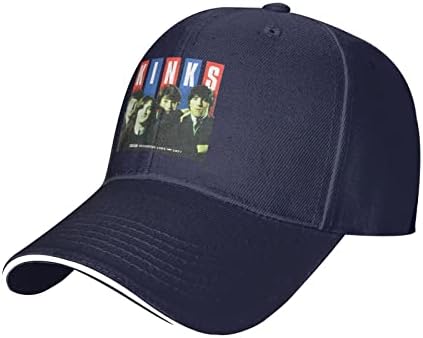 הדפס ייחודי עם לוגו קינקס כובע בייסבול מתכוונן גברים מגניבים וגברים שחורים