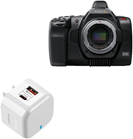 מטען גלי קופסאות תואם למצלמת קולנוע כיס בלקמגי 6K G2 - PD Minicube, 20W PD מטען קיר מסוג USB מסוג C
