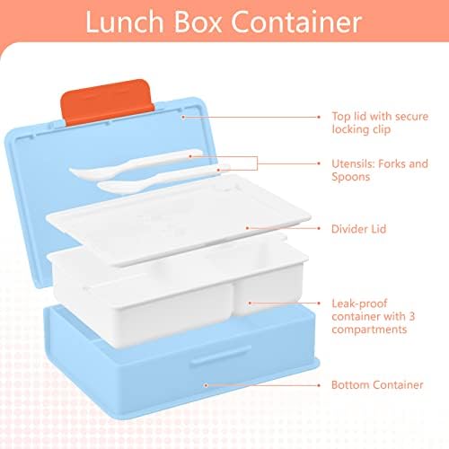 עיצוב שיש לבן אלזה קופסת ארוחת צהריים בנטו קופסת ארוחת צהריים ללא דליפה ללא דליפה עם דליפות דליפה עם