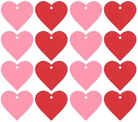 Sewroro 500 יח 'צורת לב גזרות נייר גזרות צורת לב ולנטיין גזרות נייר ריקות לב ריק קונפטי גזרות לב עם