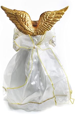 ג'ק ראסל טרייר חום ולבן עם מעיל חלק עץ מלאך