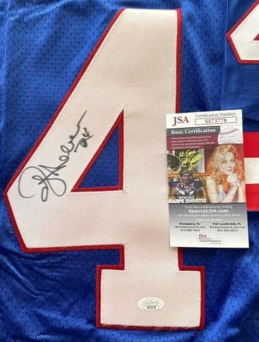 אוטיס O.J. אנדרסון חתום על חתימה על ניו יורק ענקי ניו יורק אותנטי נייקי ג'רזי JSA - גופיות NFL עם חתימה