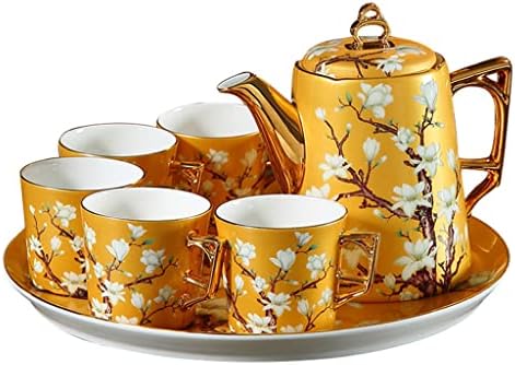 ג'והוו בית אחר הצהריים תה תה תה עם סט מגש בסגנון אירופאי בסגנון אירופאי שתייה כוס שתייה סט קומקום קופסת